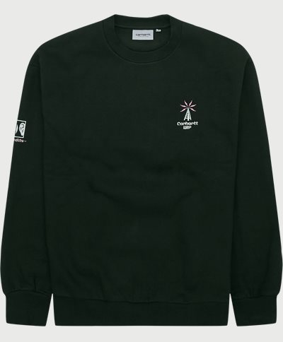 Carhartt WIP Sweatshirts CONNECT SWEAT I031020 Grøn